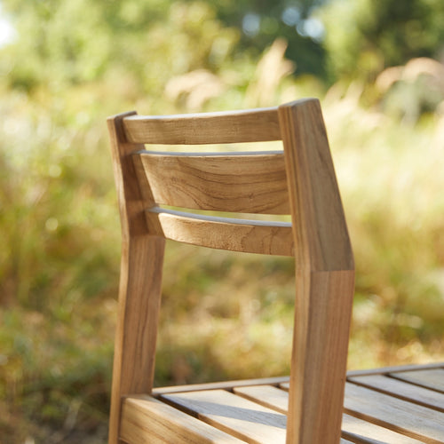 Tikamoon Tuinstoel van gerecycled massief teak - Naturel