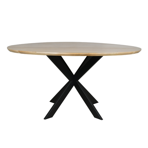 Starfurn  eettafel Ferris - bruin - 150x150x76cm - vtwonen shop