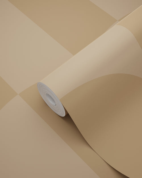 ESTAhome behang art deco bogen donker beige - 50 x 900 cm - 131236 - vtwonen shop