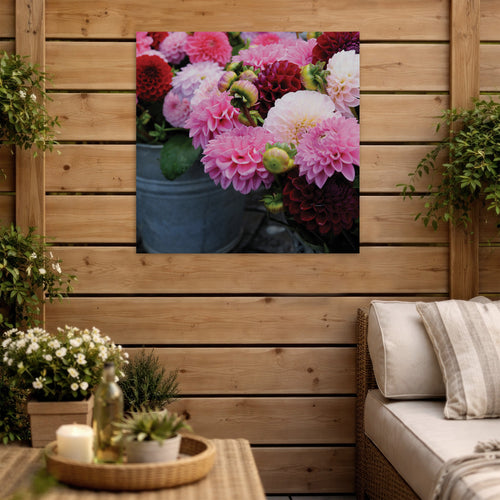 Art for the Home Buitencanvas - Dahlia - 50x50cm