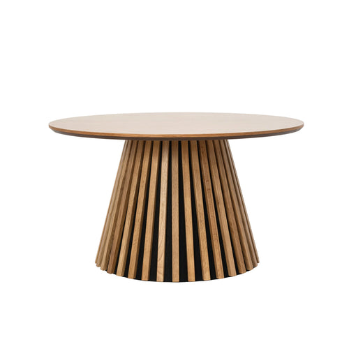 Furnhouse ronde salontafel Svendborg - Natuurlijk eikenhout - Ø 80 cm