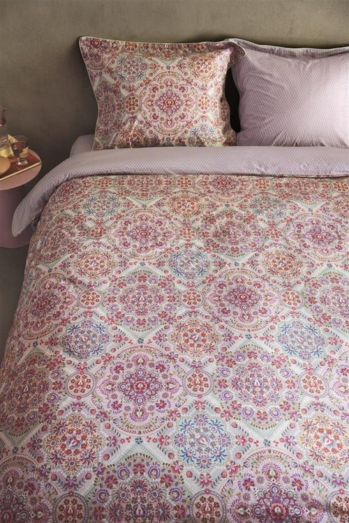 Pip Studio dekbedovertrek El Bordado - 200x200/220 cm - roze