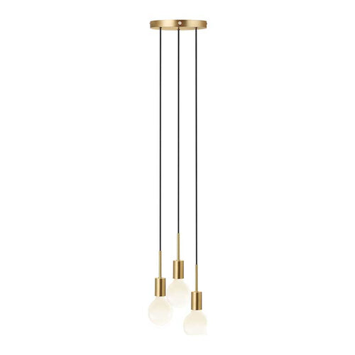 Nordlux Paco Hanglamp - 3-lichts E27 - Messing - vtwonen shop