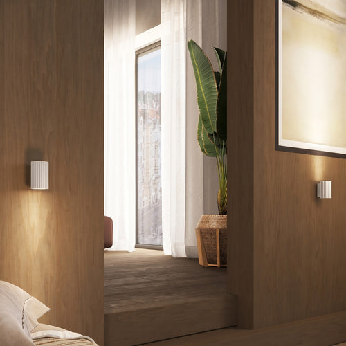 Sollux Lighting Wandlamp KARBON 10 wit - 6,5x8,5x10cm