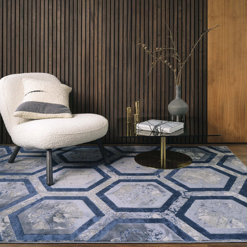 Vloerkleed Easy Living Aurora Hexagon Rug AU19 200x290 cm - vtwonen shop