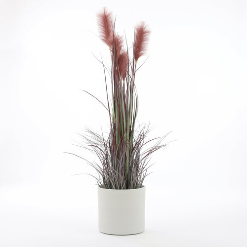 Mica Decorations Era Bloempot - H31 x Ø33 cm - Ruw - Lichtgrijs - vtwonen shop