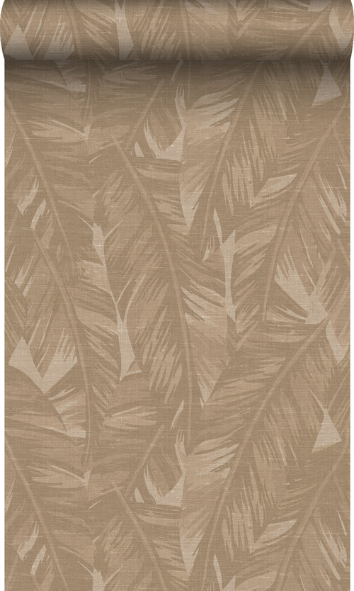 Origin Wallcoverings behang bananenbladeren beige bruin - 50 x 900 cm - 348059 - vtwonen shop