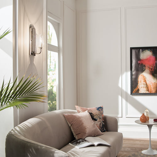 Elstead Kichler Kimrose Wandlamp Gepolijst Nikkel