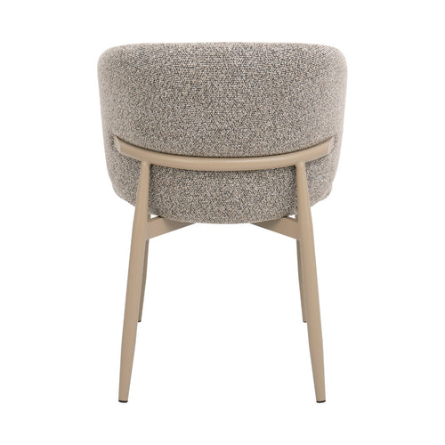 DÉJA Living Eetkamerstoel Varde - Stof - Taupe/Beige - Set van 2