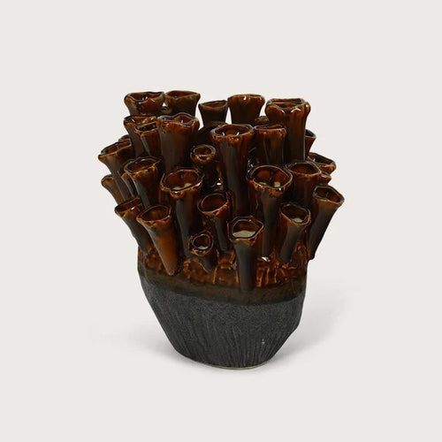 Maxifleur Vaas Santo Bruin L32 B28 H28