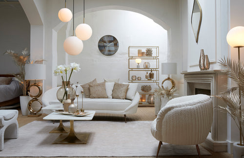 Light & Living lampvoet MAAN - 37x26x99cm - goud - vtwonen shop