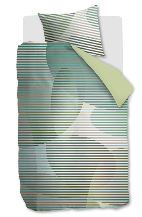 Beddinghouse Dutch Design Dekbedovertrek Lombard Street - 140 x 200/220 cm - Groen
