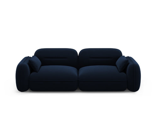 Cosmopolitan Design Modulaire bank Sydney 3-zits, flueel, koningsblauw - 90x230x70cm