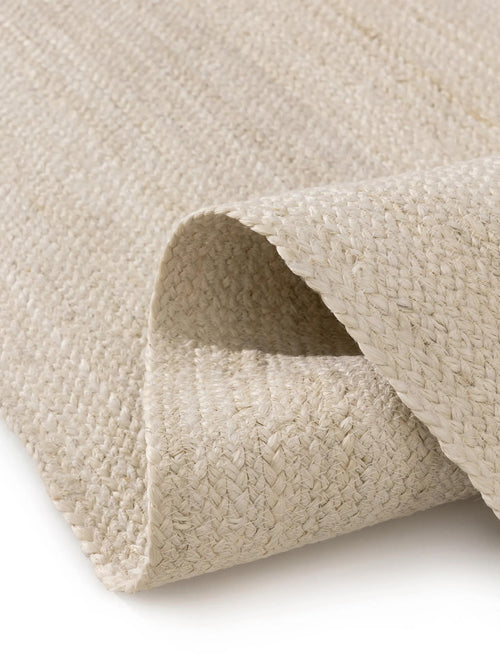benuta jute vloerkleed Jutta - créme - 200x300 cm