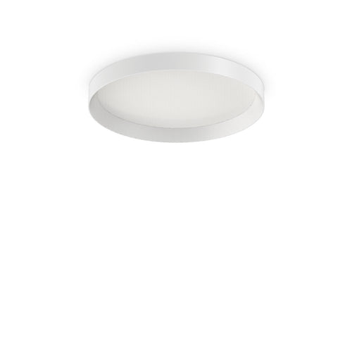Decoratief Rond Simple Flush Wit, 4000K