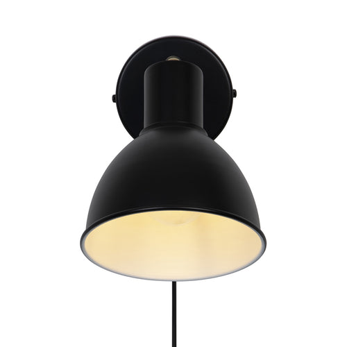 Nordlux Pop Wandlamp - Ø15,5cm - E27 - Zwart