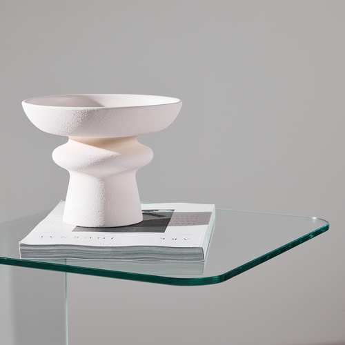 Nest living Cornelis Glazen Bijzettafels Transparant - 53 x 45 cm