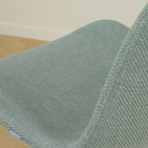 Nolon Nino-Fé barkruk saliegroen - zwart onderstel - 75 cm