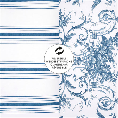 Laura Ashley Dekbedovertrek lits-jumeaux Tuileries Midnight 230 x 220cm