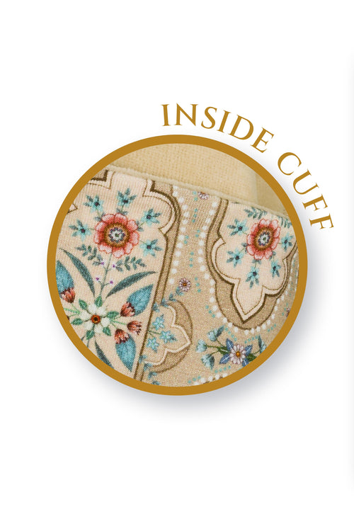 Pip Studio - Naomi Kimono Dames - Velvet - Zand - L - vtwonen shop