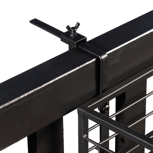 Mica Decorations Greenrax Plantenrek Hangend - L58 x B20 x H17 cm - Metaal - Zwart - vtwonen shop