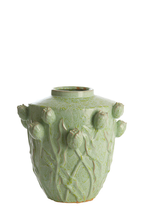 Light & Living vaas JUANA - Ø36x36cm - groen - vtwonen shop