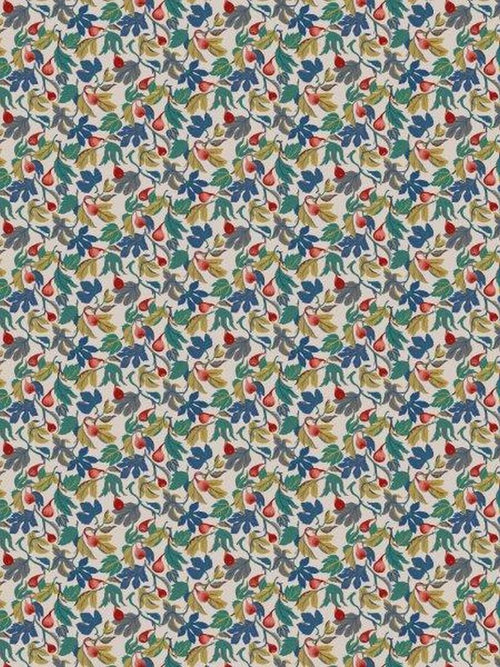 Borastapeter behang bladeren blauw, rood, geel en groen - 49 cm x 10.05 m - 660800 - vtwonen shop