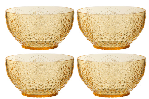 J-Line kom - kunststof - geel - doos van 6 - vtwonen shop