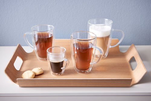 Bredemeijer -Dubbelwandig glas cappuccino/latte m. 400ml s/2 - vtwonen shop