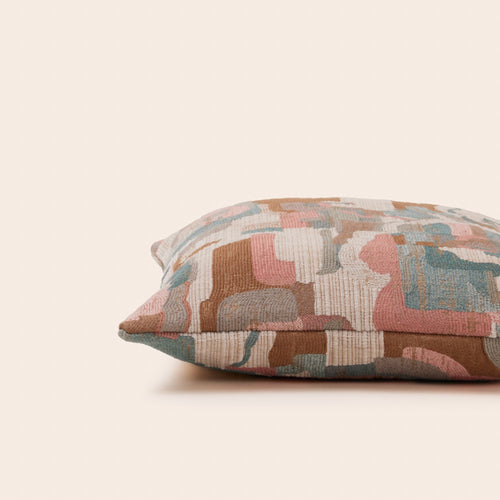 Madura Kussenovertrek Mohira beige en veelkleurig 40x40 cm
