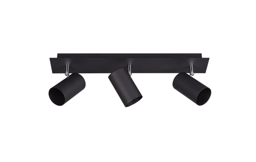 Trio Marley Spotlamp - 3-lichts GU10 - Zwart