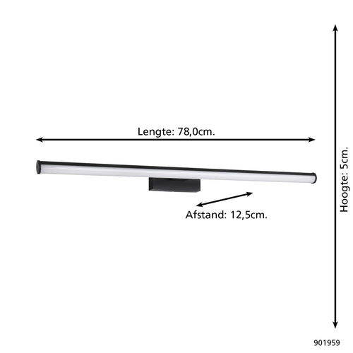 EGLO spiegellamp Vadumi - 78 cm