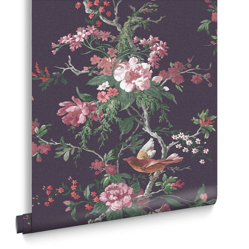 Graham & Brown Vliesbehang - Venetian Deep Plum - 10mx52cm - vtwonen shop