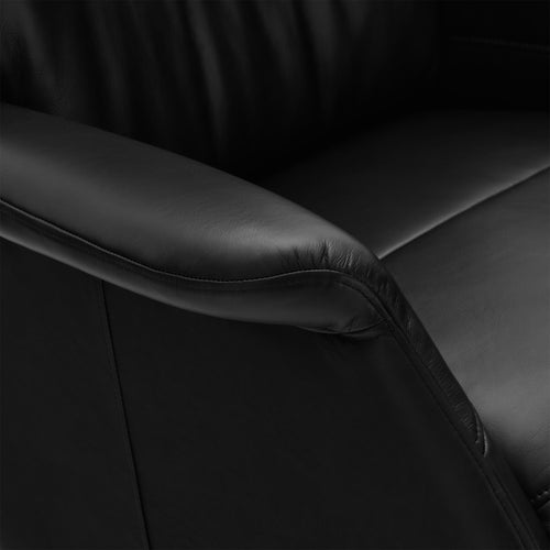 Furnhouse relaxfauteuil Delta - Zwart - Draaibaar - 79x90x114