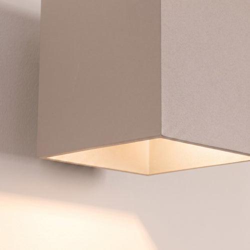 Sollux Lighting Wandlamp QUAD 1 taupe - 10x12x10cm