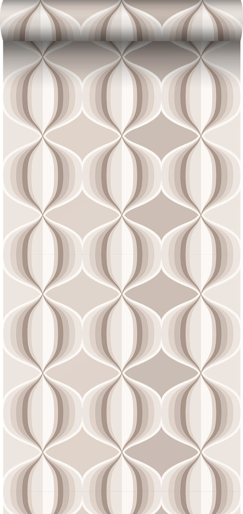 Sanders & Sanders behang grafisch motief beige - 53 cm x 10.05 m - 935229 - vtwonen shop