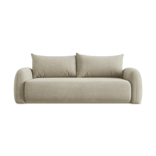 LaMiaSofa 3-zits slaapbank Amalfi - chenille stof - beige - 250x112x90