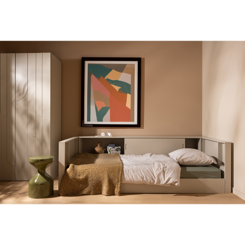 WOOOD bijzettafel Floyd - Metaal - Groen - 47x30x30 - vtwonen shop