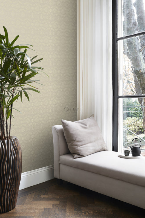 Origin Wallcoverings behang ornamenten glanzend brons - 53 cm x 10,05 m - 346247 - vtwonen shop