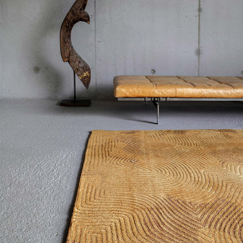 Louis De Poortere vloerkleed Jelly Gold - geel - 200x280cm - vtwonen shop