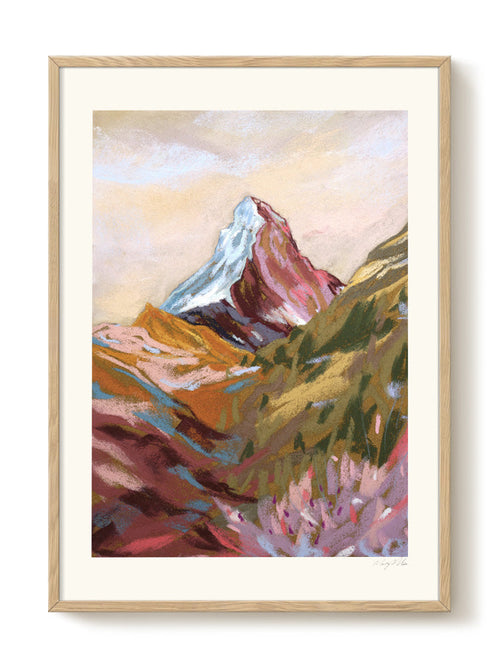 Mandy Maria  - Matterhorn Spring - PSTR studio Kunst Poster - vtwonen shop