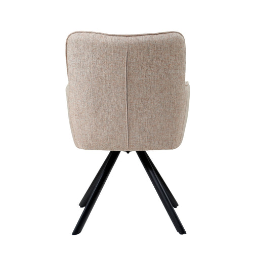 Livingfurn eetkamerstoel Tori Salmon - roze - set van 2 - vtwonen shop