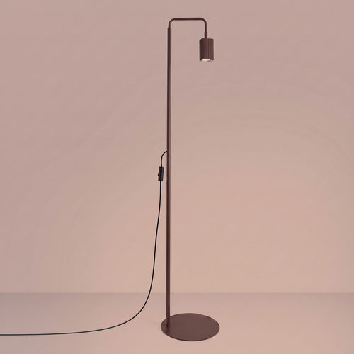 Sollux Lighting Vloerlamp RAYO 1 bruin - 30x30x160cm