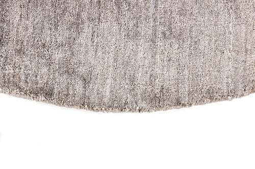 Vloerkleed MOMO Rugs Plain Dust Round Steel 250 cm rond - vtwonen shop