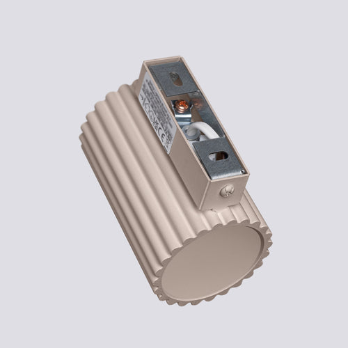 Sollux Lighting Wandlamp KARBON 10 taupe - 6,5x8,5x10cm