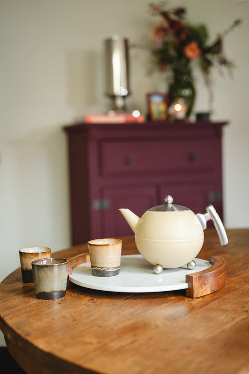 Bredemeijer - Theepot Bella Ronde - taupe - 1,2L
