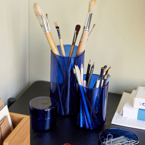 Hübsch opbergpotten Pop - glas - ø9xh13, ø10xh19cm - vtwonen shop