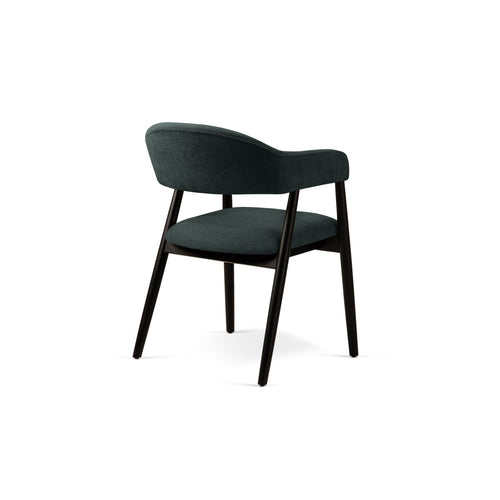 Set van 2 stoelen Adra chenille olie - 59x56x77cm