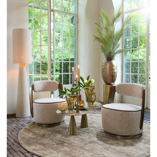 Light & Living bijzettafel Bahia - brons - Ø52cm