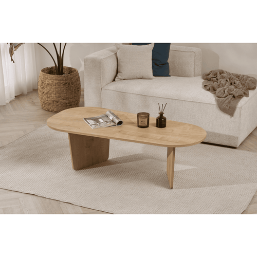 Calicosy - AMELIA Tafel - Licht hout - 130x65x40 cm